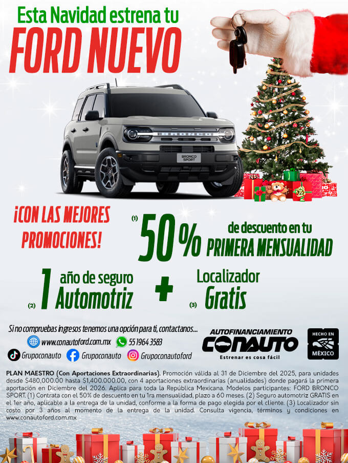 Esta Navidad estrena tu Ford Nuevo