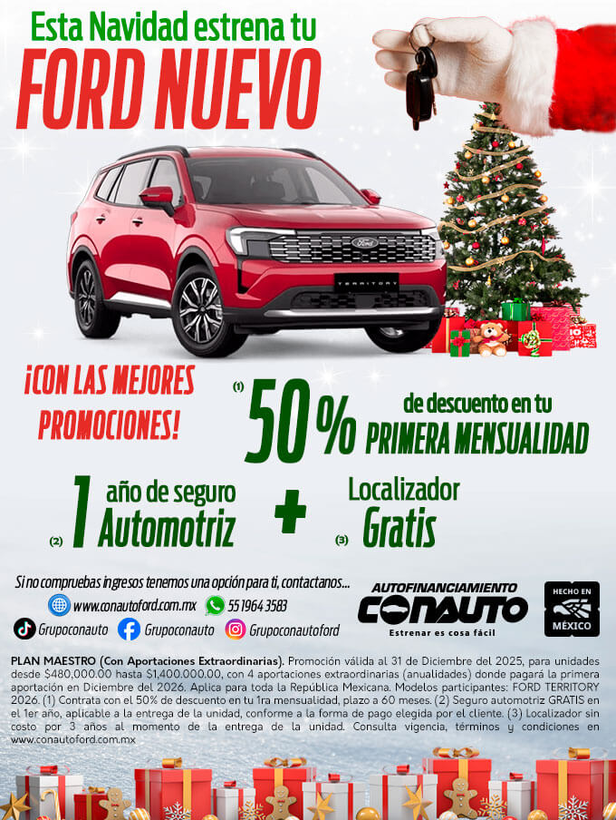 Esta Navidad estrena tu Ford Nuevo