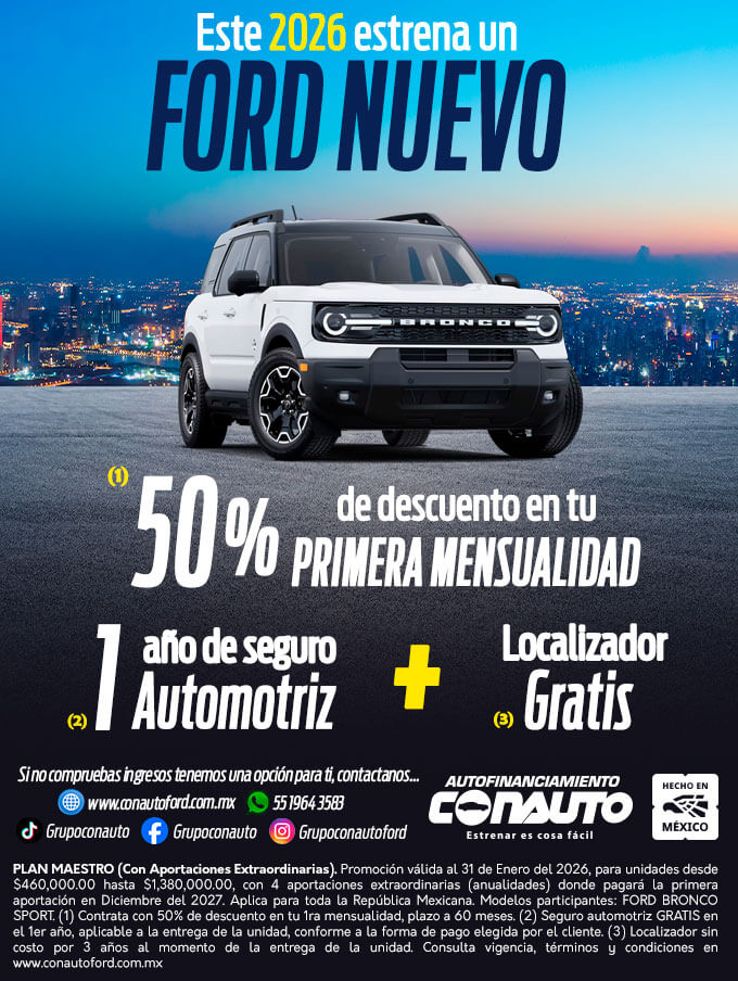 Este 2026 estrena un Ford Nuevo