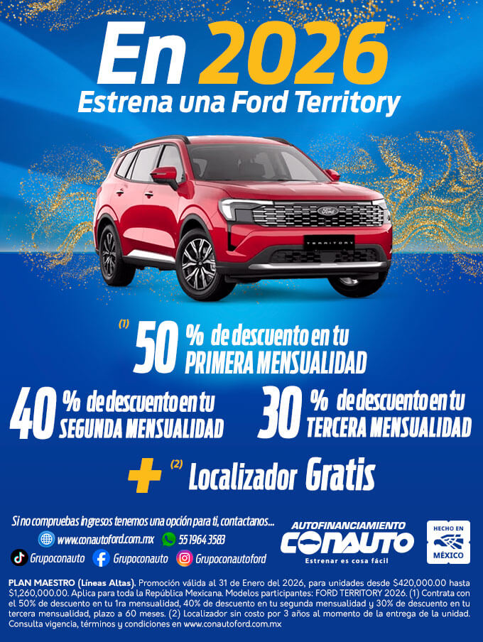 En 2026 estrena una Ford Territory